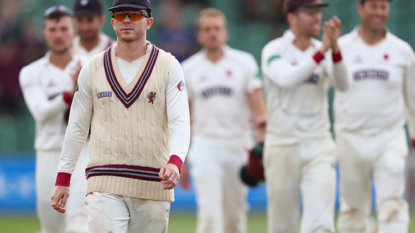 Rogers goes out in style as Somerset win