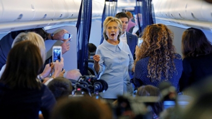 Clinton and Labor Rally in Cleveland; Trump Holds His Own Even Nearby