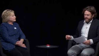 Clinton yukks it up ‘Between Two Ferns’