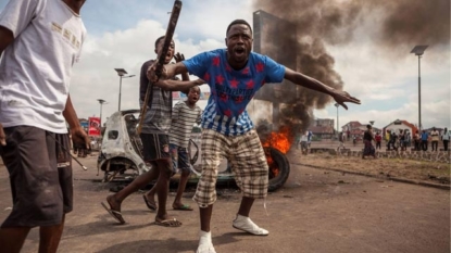 Violent protests in DRC kill at least 17; opposition offices burned