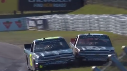 NASCAR Truck Series driver attacks victor after controversial finish