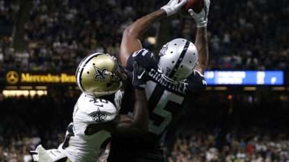 Watch Saints’ Brandin Cooks Burn Raiders On Beautiful 98-Yard TD Pass