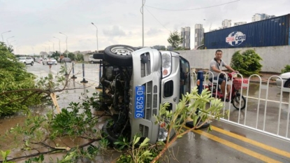 Death toll rises to 15 after typhoon lashes China, Taiwan