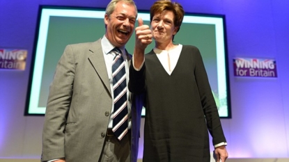 Diane James elected new leader of Ukip, replacing Nigel Farage