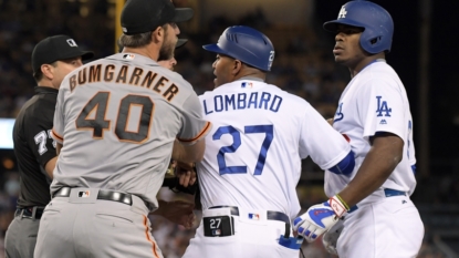 Dodgers Roast Madison Bumgarner En Masse After Shoving Match