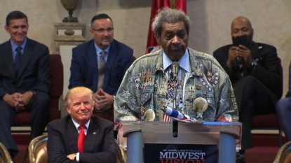 Don King drops N-word in introducing Donald Trump in Ohio