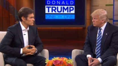 Donald Trump Says Campaigning Is ‘Form of Exercise’ on “Dr. Oz”