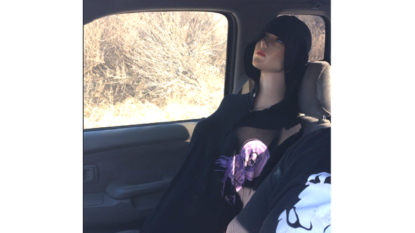 Driver caught using mannequin to drive in carpool lane