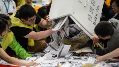 Voting underway in Hong Kong election