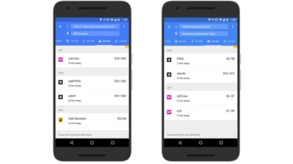 Lyft and Gett Get Google Maps Integration