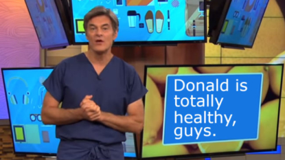 Trump Shows Some Medical Records on ‘Dr. Oz Show’