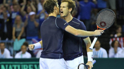 Murrays keep Britain alive in Davis Cup semi vs Argentina