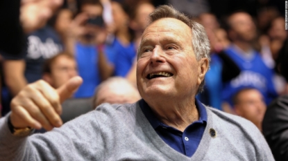 George H.W. Bush to Vote for Hillary Clinton