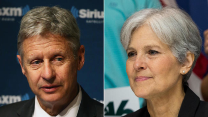 Third-party candidates Jill Stein, Gary Johnson didn’t make first presidential debate