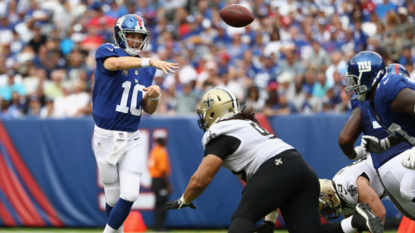 Giants Beat New Orleans Saints 16-13 on Last Second FG