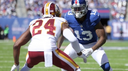 Giants center Richburg 1st NFL player ejected under new rule