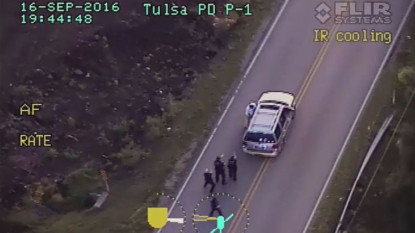 Graphic video shows Tulsa police fatally shooting unarmed black man