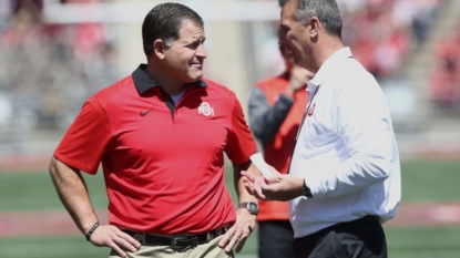 Ohio State Buckeyes coach Schiano hits cyclist with vehicle