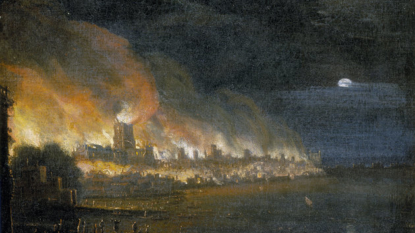 St Paul’s bathed in flames for Great Fire of London festival