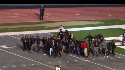 Protesters take field after Eastern Michigan win over Wyoming