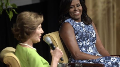 In passionate rebuke, Michelle Obama rips Trump for years of birtherism