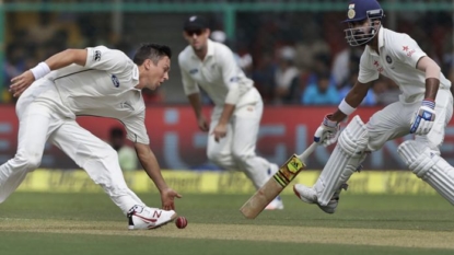 India 105/1 against New Zealand in 500th Test