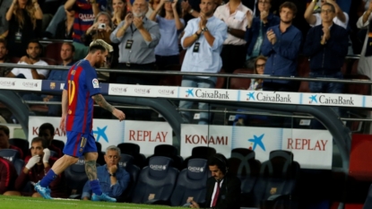 Injury rules Messi out for three weeks