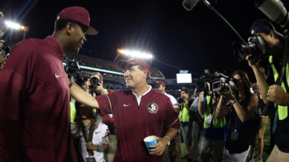 Jameis Winston fires up Florida State locker room with impassioned halftime speech