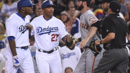 Vin Scully’s masterful call of Madison Bumgarner-Yasiel Puig incident