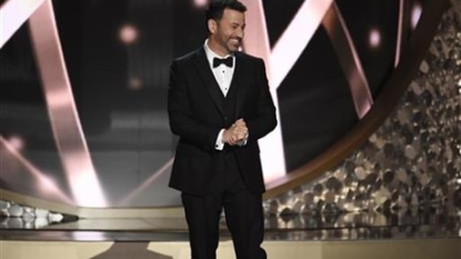 Kimmel wins the prize as cheeky, easygoing Emmy host