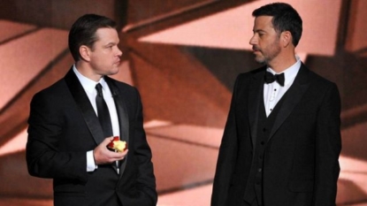 Jimmy Kimmel feeds PB&J sandwiches to Emmy Awards audience