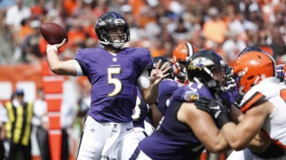 Flacco rallies Ravens to 25-20 win over Browns