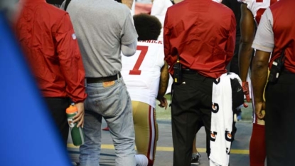 Kaepernick Kneels During Anthem, Announces $1000000 Donation to Charities