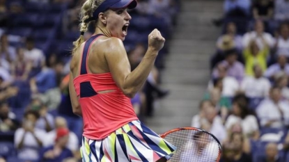 Kerber Celebrates Number One, Tops Wozniacki To Reach US Final