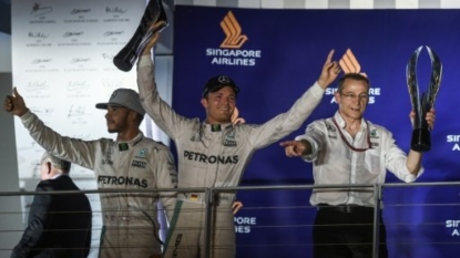 Lewis HamiltonMercedes’ driver still in F1 title fight