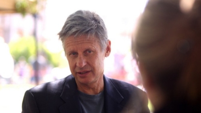 Libertarian Presidential Candidate Gary Johnson holds rally in Austin