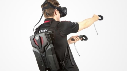 MSI’s VR backpack was built for the HTC Vive