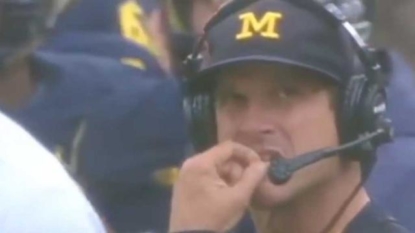 Jim Harbaugh did not find Colorado’s depth chart joke amusing