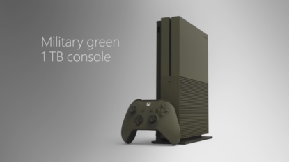 Microsoft announces military green 1TB Xbox One S Battlefield 1 console