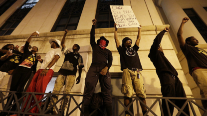 Protesters take to Charlotte streets for a fourth night