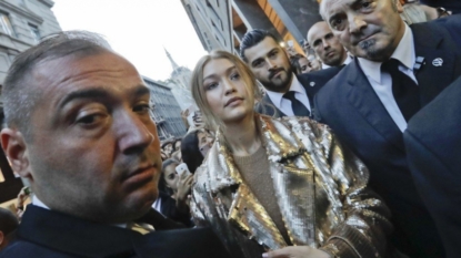 Model Gigi Hadid manhandled in Milan