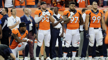 NFL star loses sponsorship deal after kneeling during national anthem