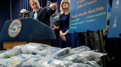 NY authorities seize 33 kilos of heroin in record drug bust