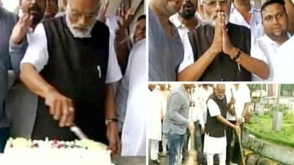 Nagpur: PM Modi’s look-alike celebrates his birthday with cleanliness drive