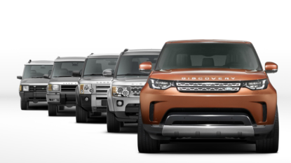 New Land Rover Discovery makes an entrance with Bear Grylls