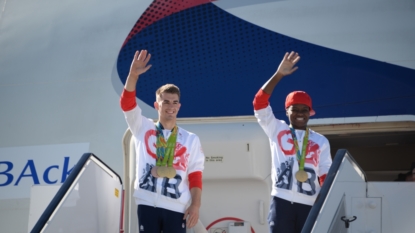 Olympic heroes boost Heathrow