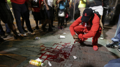 One shot as hundreds protest for second night in Charlotte