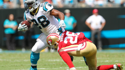 Panthers’ Rivera: RB Stewart has MRI, out at least 1-2 weeks