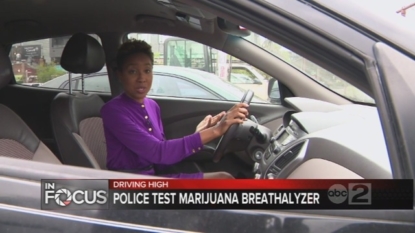 A breathalyser test for marijuana