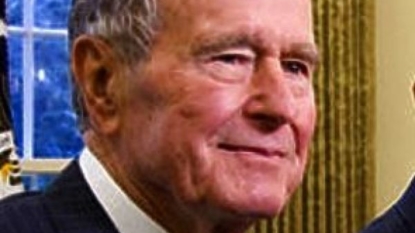 President George H.W. Bush Plans to Vote for Hillary